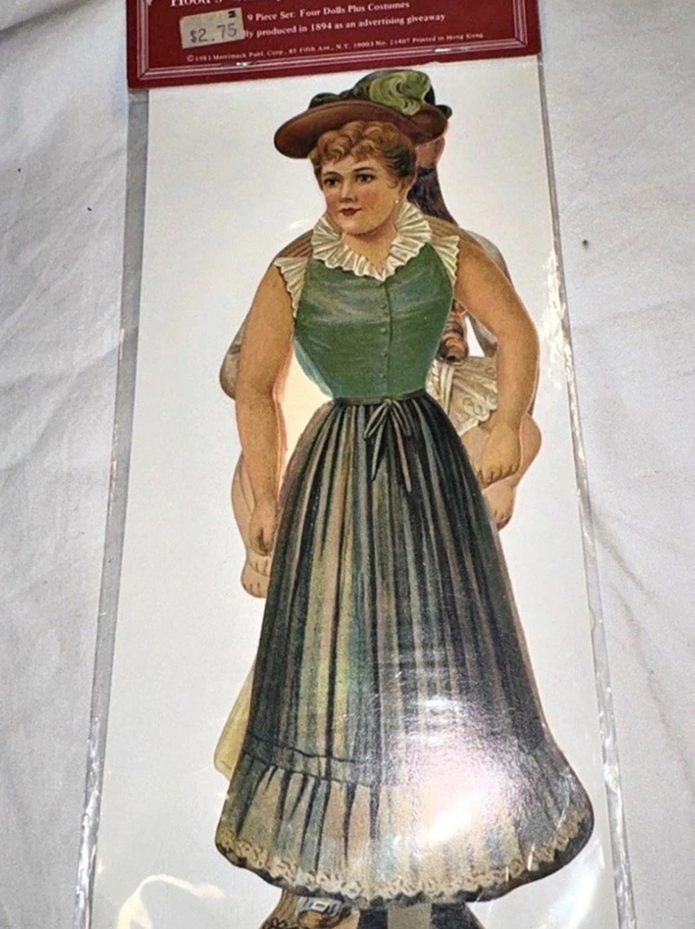 The Boston Children's Museum "Hood's Sarsaparilla" Paper Doll Family Dolls